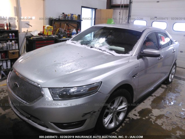 1FAHP2H89EG129881 - 2014 FORD TAURUS SEL SILVER photo 2