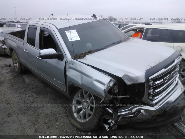 1GTV2NEC8HZ137145 - 2017 GMC SIERRA K1500 SLT SILVER photo 1