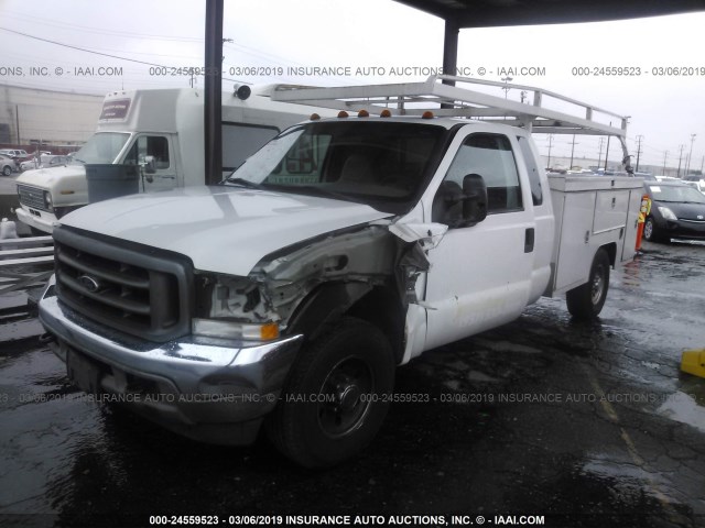 1FDSX34L83EC63415 - 2003 FORD F350 SRW SUPER DUTY WHITE photo 2