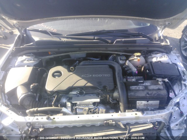 1G1ZB5ST0HF213909 - 2017 CHEVROLET MALIBU LS SILVER photo 10