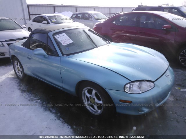 JM1NB353520221942 - 2002 MAZDA MX-5 MIATA LS BLUE photo 1