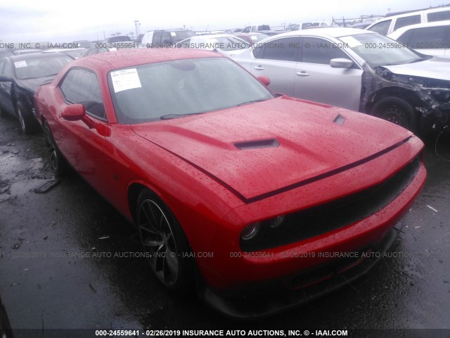 2C3CDZFJ8FH822091 - 2015 DODGE CHALLENGER R/T SCAT PACK RED photo 1