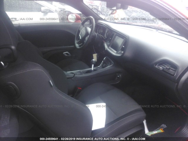 2C3CDZFJ8FH822091 - 2015 DODGE CHALLENGER R/T SCAT PACK RED photo 5