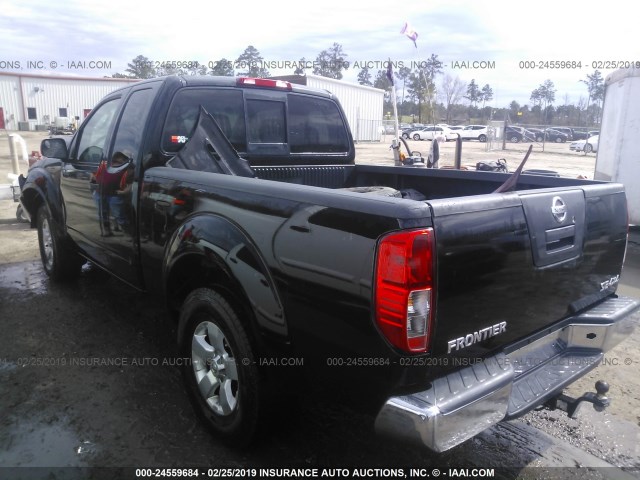 1N6AD06W99C408560 - 2009 NISSAN FRONTIER KING CAB SE/LE/NISMO BLACK photo 3