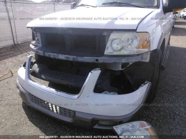 1FMRU17WX3LA75265 - 2003 FORD EXPEDITION EDDIE BAUER WHITE photo 6