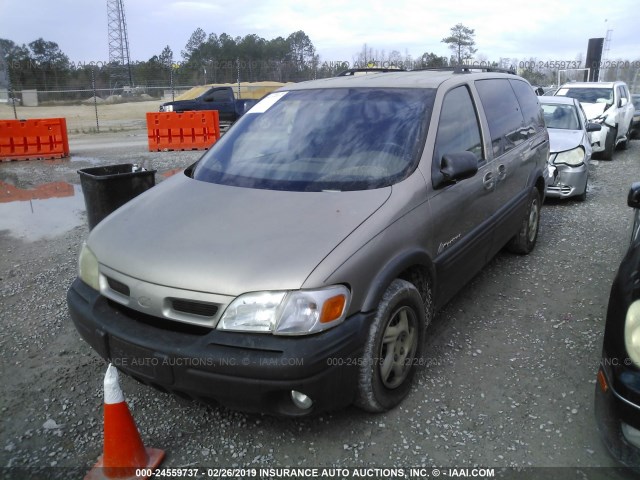 1GMDX03E8YD289522 - 2000 PONTIAC MONTANA GOLD photo 2