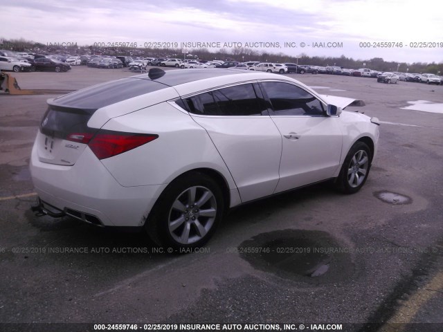 2HNYB1H62AH503497 - 2010 ACURA ZDX ADVANCE Ağ foto 4