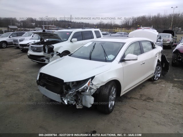 1G4GC5E33CF137839 - 2012 BUICK LACROSSE WHITE photo 2