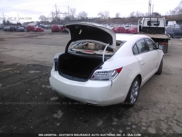 1G4GC5E33CF137839 - 2012 BUICK LACROSSE WHITE photo 4