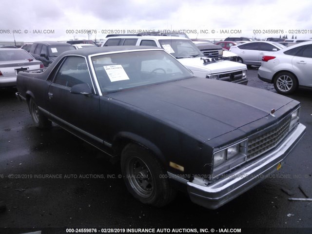 3GCCW80H8GS919294 - 1986 CHEVROLET EL CAMINO BLUE photo 1