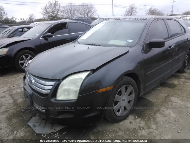 3FAHP06Z57R193167 - 2007 FORD FUSION S BLACK photo 2