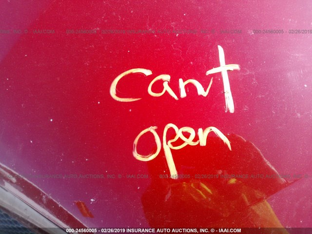 2G2WP552061304590 - 2006 PONTIAC GRAND PRIX RED photo 10