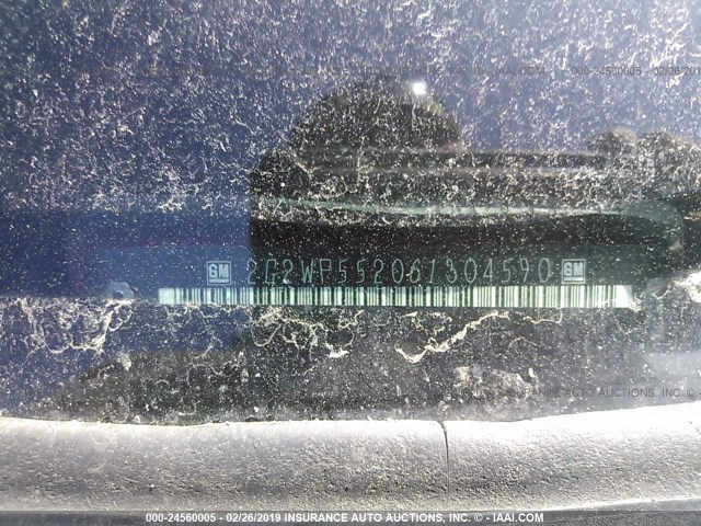 2G2WP552061304590 - 2006 PONTIAC GRAND PRIX RED photo 9