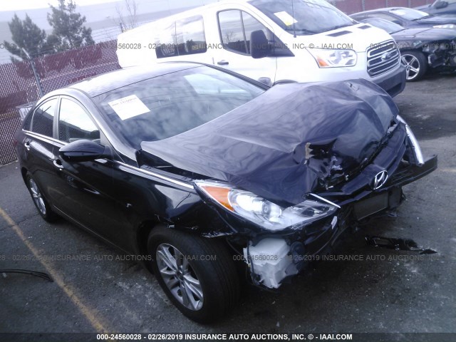 5NPEB4AC3DH792752 - 2013 HYUNDAI SONATA GLS BLACK photo 1