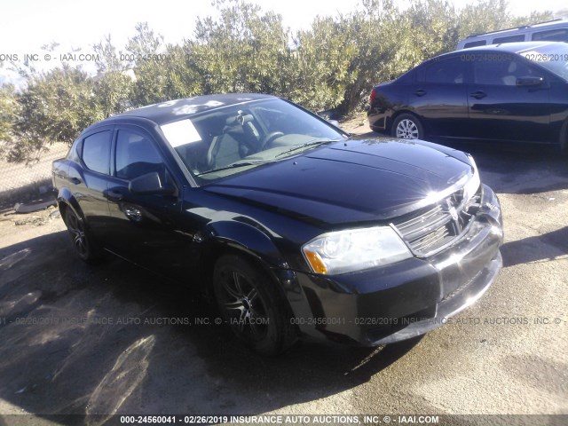 1B3CC4FB5AN225265 - 2010 DODGE AVENGER SXT BLACK photo 1