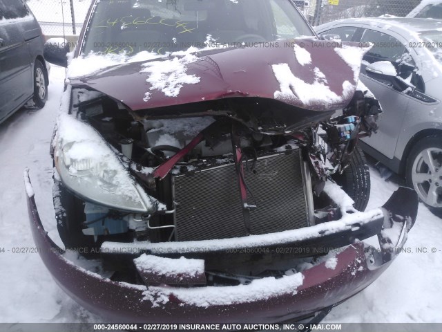 5TDZK23C37S014825 - 2007 TOYOTA SIENNA CE/LE RED photo 6