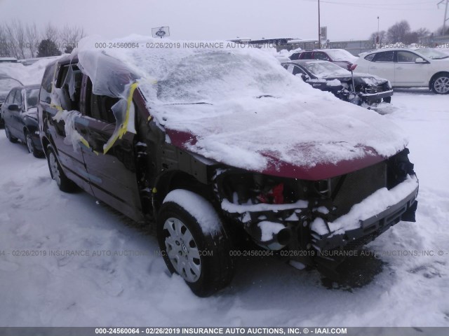 2V8HW441X9R598407 - 2009 VOLKSWAGEN ROUTAN S MAROON photo 1