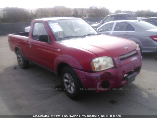 1N6DD21S21C400642 - 2001 NISSAN FRONTIER XE RED photo 1