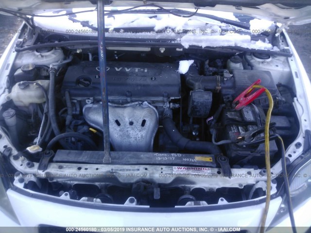 JTKDE167980238558 - 2008 TOYOTA SCION TC WHITE photo 10