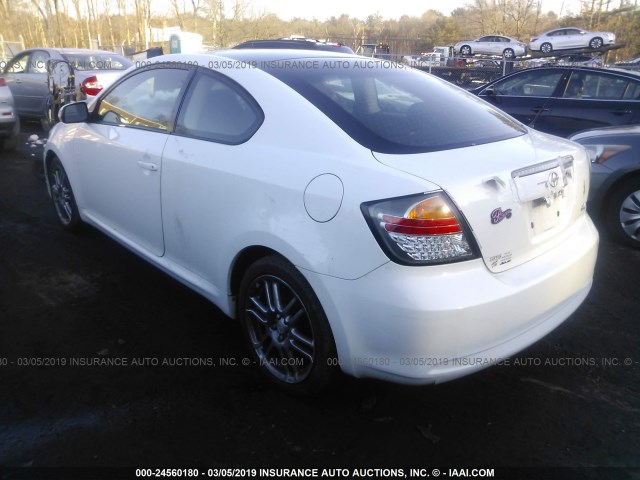 JTKDE167980238558 - 2008 TOYOTA SCION TC WHITE photo 3