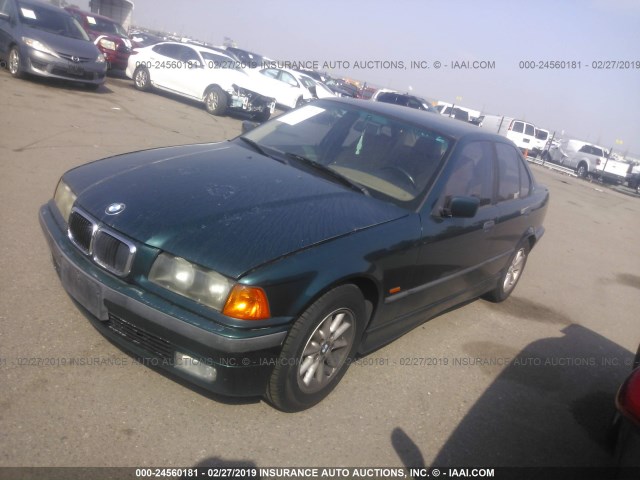 WBACD4322WAV57028 - 1998 BMW 328 I AUTOMATIC GREEN photo 2