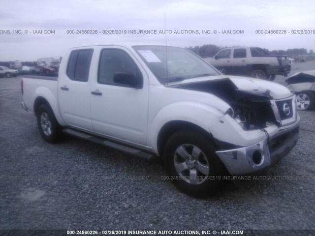 1N6AD07U49C419737 - 2009 NISSAN FRONTIER CREW CAB SE/LE/NISMO WHITE photo 1