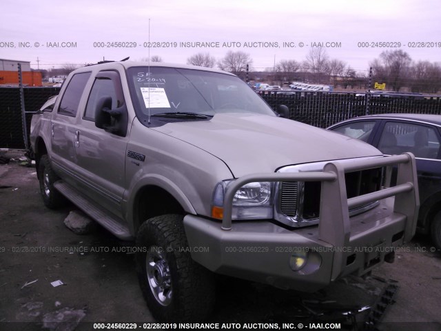 1FMSU43P14EC04744 - 2004 FORD EXCURSION LIMITED GOLD photo 1