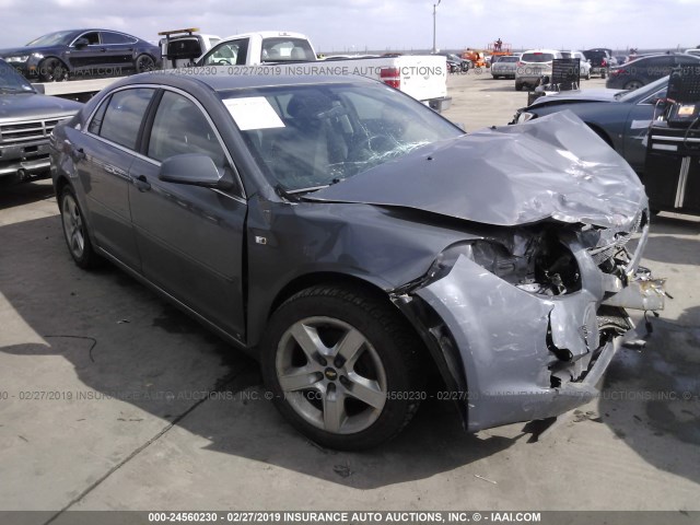 1G1ZH57B984265291 - 2008 CHEVROLET MALIBU 1LT 灰色 照片 1