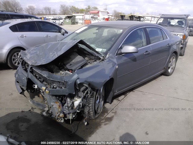 1G1ZH57B984265291 - 2008 CHEVROLET MALIBU 1LT 灰色 照片 2