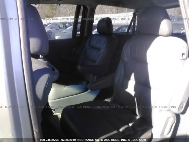 5FNRL38856B126861 - 2006 HONDA ODYSSEY TOURING SILVER photo 8