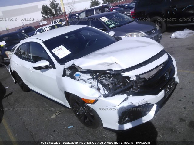 SHHFK7H44HU410820 - 2017 HONDA CIVIC SPORT WHITE photo 1