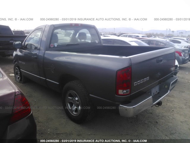 1D7HA16KX4J226163 - 2004 DODGE RAM 1500 ST GRAY photo 3