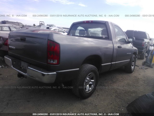 1D7HA16KX4J226163 - 2004 DODGE RAM 1500 ST GRAY photo 4