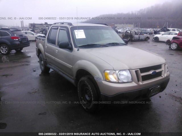 1FMDU77K05UB23377 - 2005 FORD EXPLORER SPORT TR  TAN photo 1