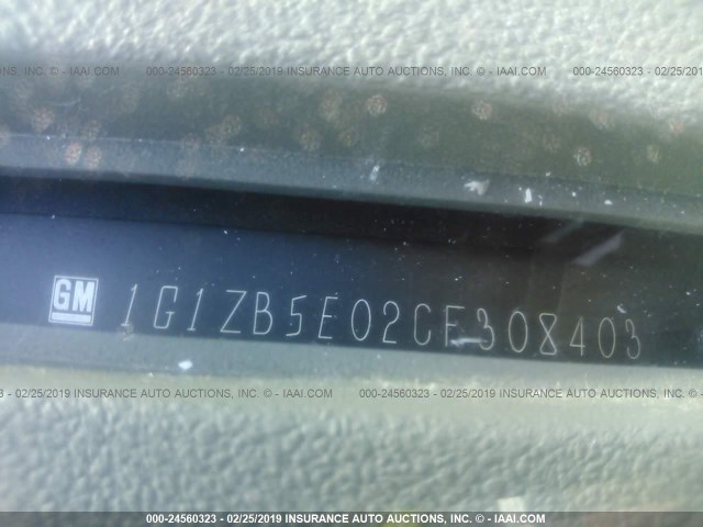 1G1ZB5E02CF308403 - 2012 CHEVROLET MALIBU LS GRAY photo 9