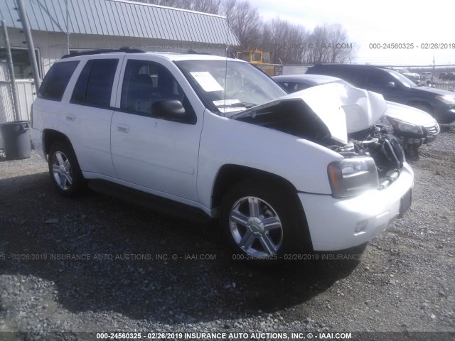 1GNDT13S482247802 - 2008 CHEVROLET TRAILBLAZER LS/LT WHITE photo 1