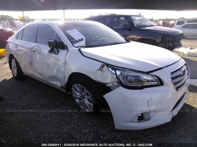 4S3BNBC63F3048430 - 2015 SUBARU LEGACY 2.5I PREMIUM WHITE photo 1