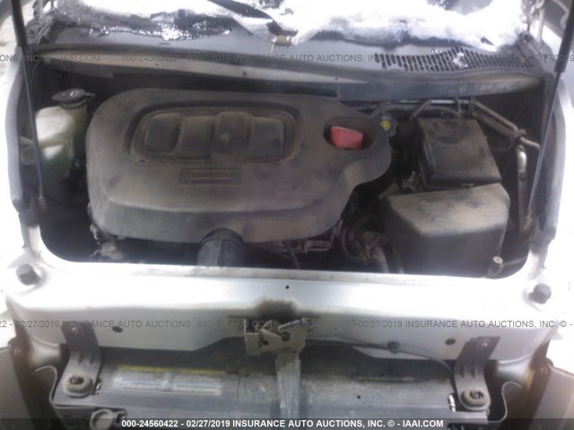 3GNCA13B09S646097 - 2009 CHEVROLET HHR LS Plata foto 10