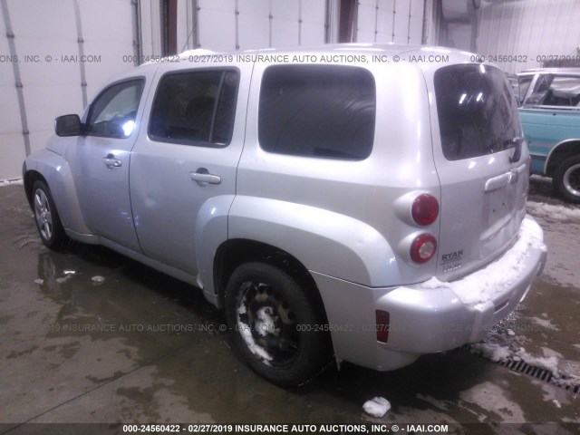 3GNCA13B09S646097 - 2009 CHEVROLET HHR LS Plata foto 3