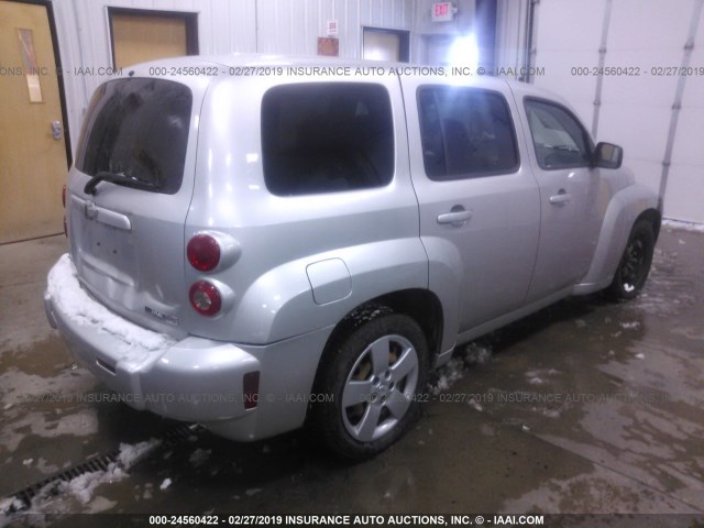 3GNCA13B09S646097 - 2009 CHEVROLET HHR LS Plata foto 4