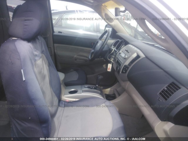 5TETX22N95Z030411 - 2005 TOYOTA TACOMA ACCESS CAB ოქროსფერი ფოტო 5