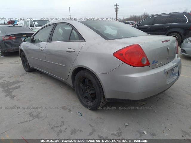 1G2ZG57B584165848 - 2008 PONTIAC G6 SE SILVER photo 3