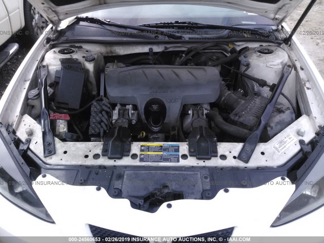 2G2WP552671148900 - 2007 PONTIAC GRAND PRIX WHITE photo 10