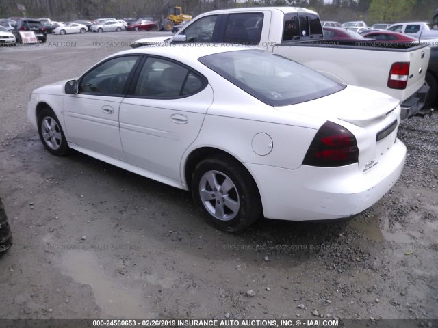 2G2WP552671148900 - 2007 PONTIAC GRAND PRIX WHITE photo 3