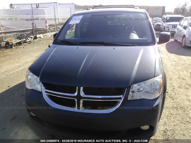 2D4RN5DG3BR721096 - 2011 DODGE GRAND CARAVAN CREW GRAY photo 6