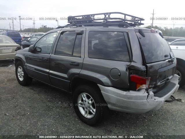 1J4GW48S84C262261 - 2004 JEEP GRAND CHEROKEE LAREDO/COLUMBIA/FREEDOM 灰色 照片 3