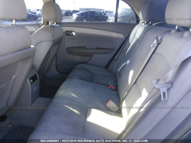 1G1ZG57B88F196892 - 2008 CHEVROLET MALIBU LS BLUE photo 8