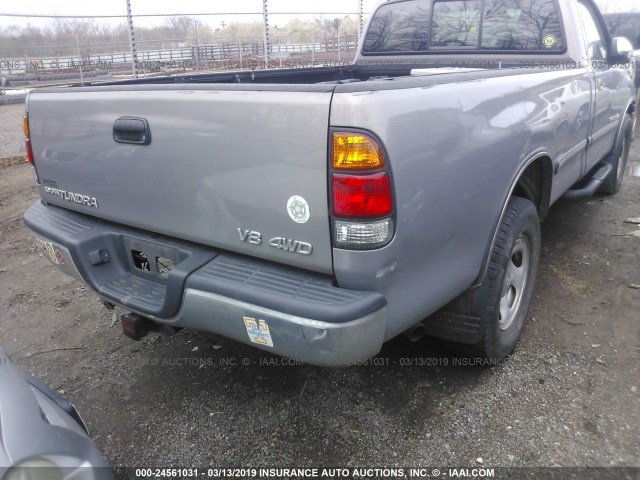 5TBKT4410YS051302 - 2000 TOYOTA TUNDRA SR5 GRAY photo 4