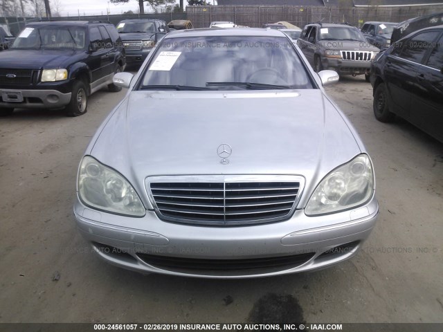 WDBNG70J05A452713 - 2005 MERCEDES-BENZ S 430 SILVER photo 6