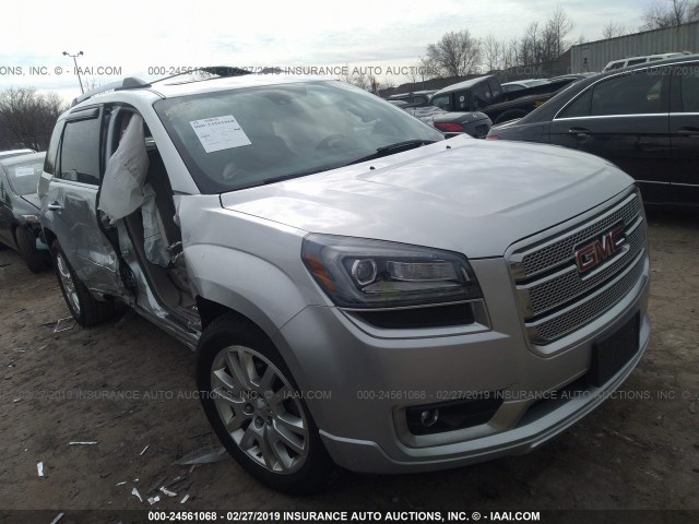 1GKKVTKD2FJ344397 - 2015 GMC ACADIA DENALI SILVER photo 1